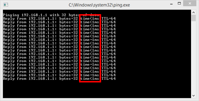 Analyzing ping resutls