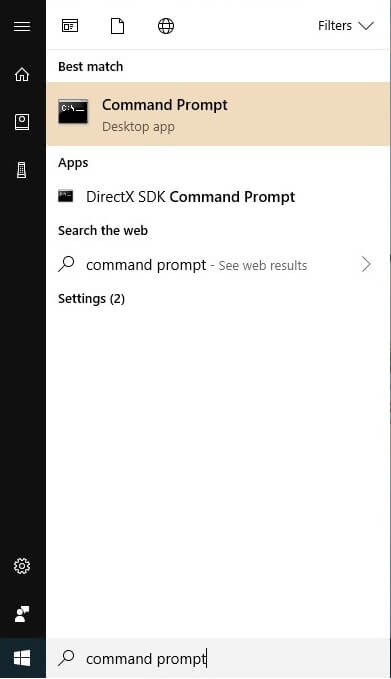 Command Prompt Window or CMD