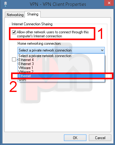 Adaptor Settings sharing configration