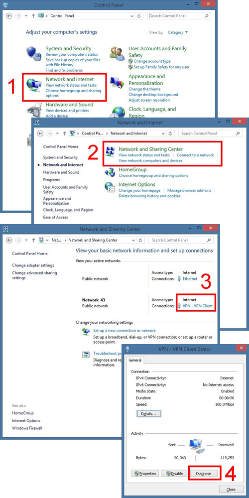 restarting PingHint Virtual Network Adapter