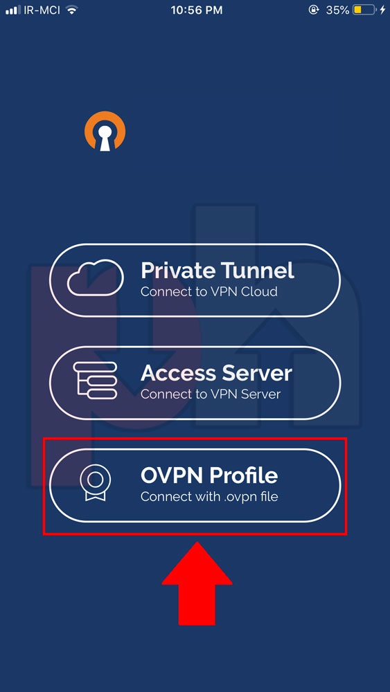 openning the connection application