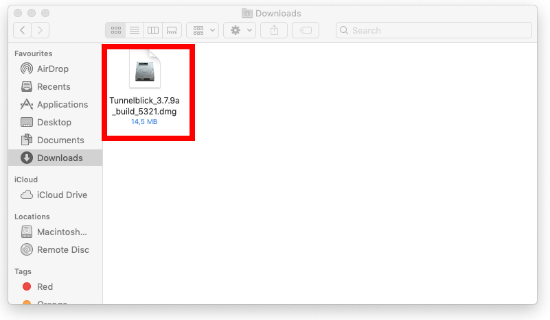 downloading the required application screenshot