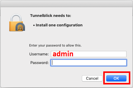 administrator privilege is required for importing configuration