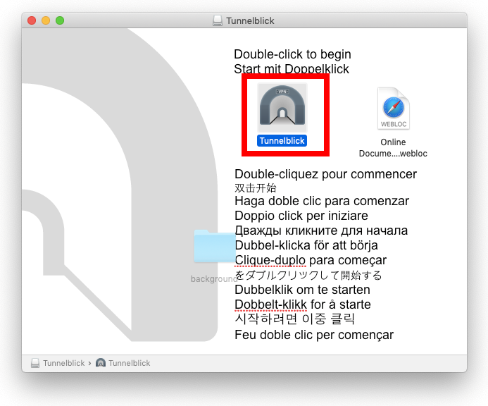 installing the required application screenshot