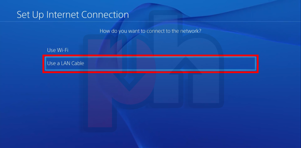 Choosing network type for PS console
