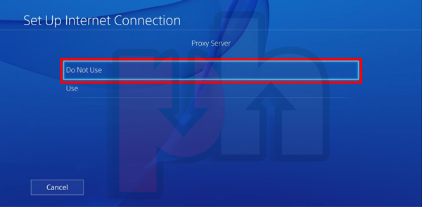 Not using proxy server in PS console